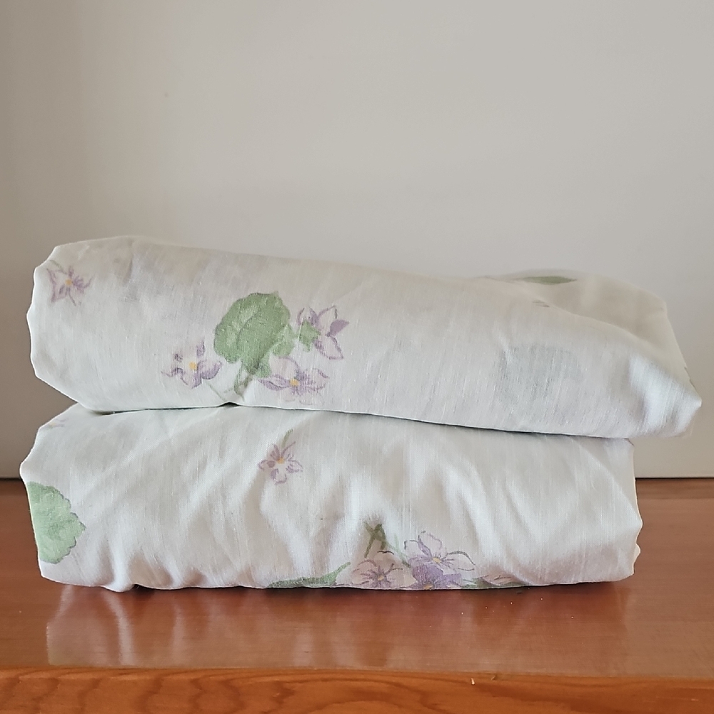 Vintage 70s WABASSO Floral Bedding Set